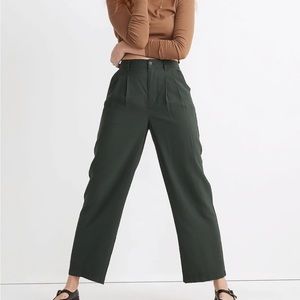 Madewell Barroway Wide-Leg Crop Pants Size 8